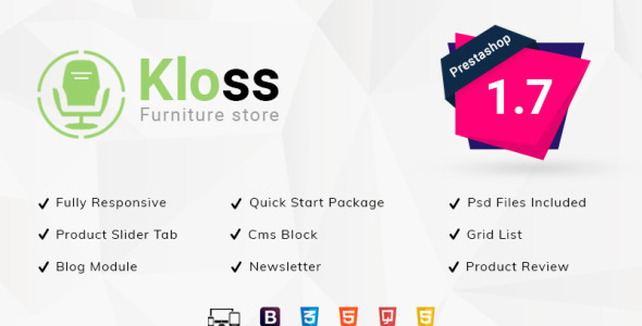 тема kloss furniture prestashop