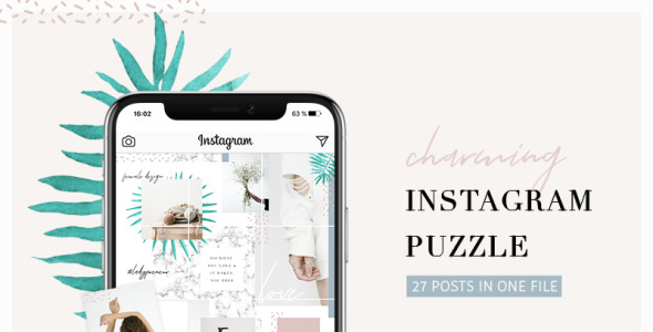 Шаблон для соцсетей на тему графика