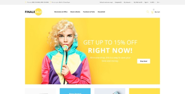 оптовый мультивалютный простой шаблон opencart