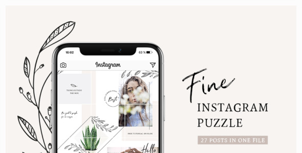 Шаблон для соцсетей на тему графика
