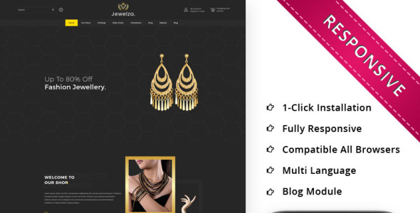 шаблон ювелирного магазина opencart