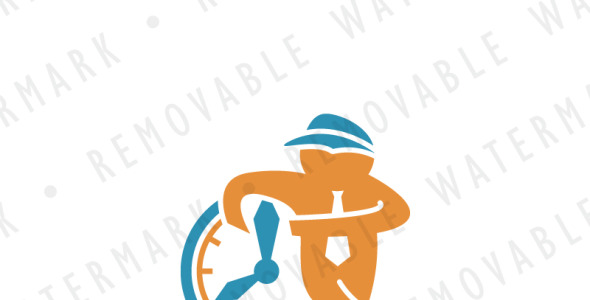 Шаблон логотипа на тему графика