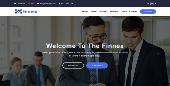 шаблон стартовой целевой страницы