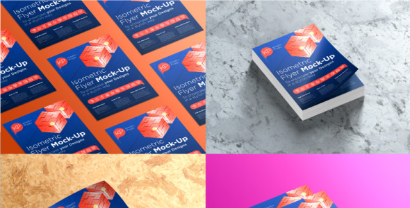 Мокап для продукта на тему графика