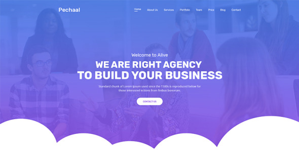 Адаптивный PSD шаблон на тему консалтинг