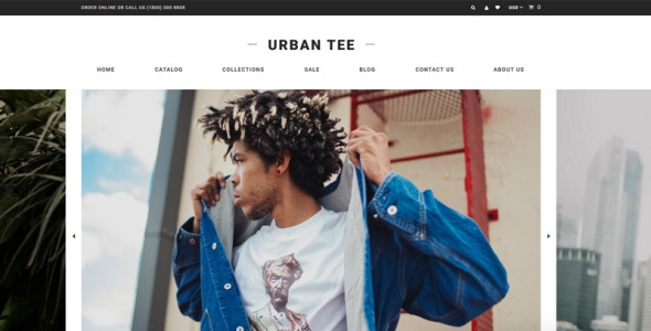 футболка магазин чистый shopify тема