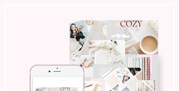 Шаблон для соцсетей на тему графика