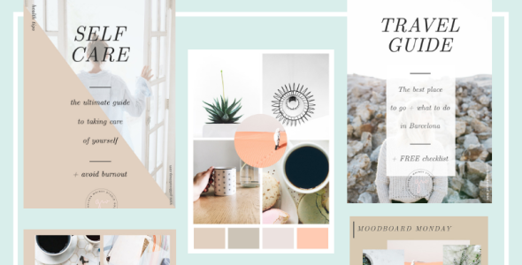 Шаблон для соцсетей на тему графика