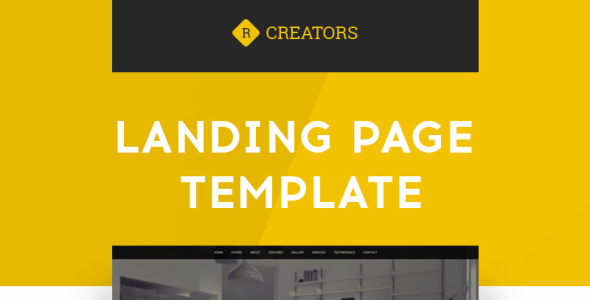 адаптивный шаблон целевой страницы