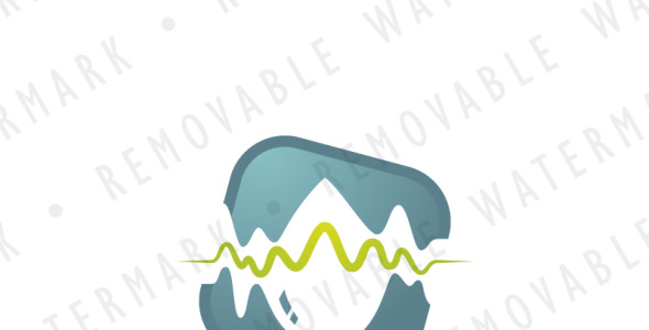 Шаблон логотипа на тему графика