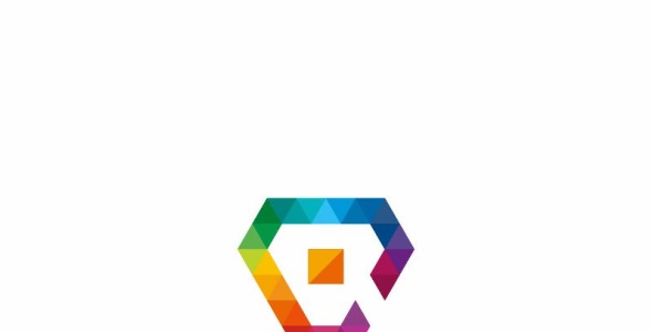 Шаблон логотипа на тему графика