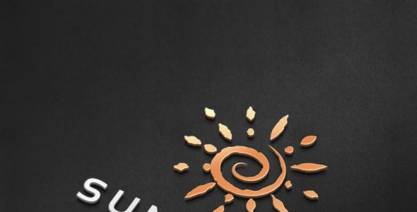 Шаблон логотипа на тему графика