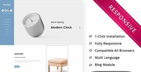 мастер мебельного магазина отзывчивый шаблон opencart