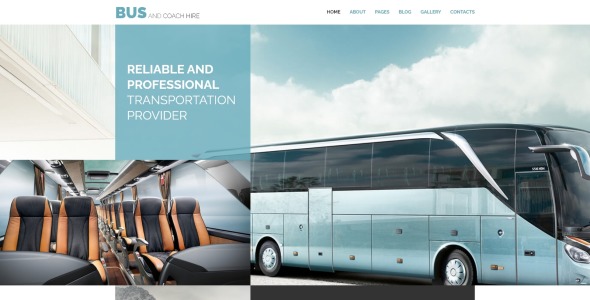 транспорт минималистичный шаблон joomla