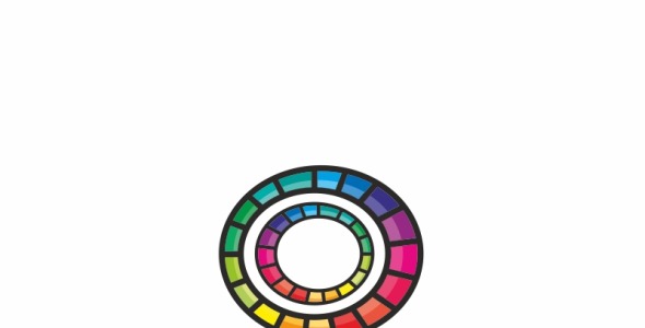 Шаблон логотипа на тему графика