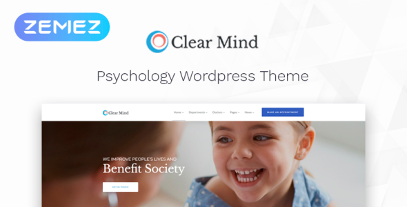 психологический центр многофункциональная классическая тема wordpress elementor