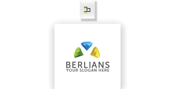 Шаблон логотипа на тему графика