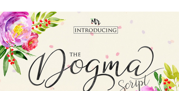 Шрифт на тему графика