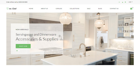 предметы домашнего обихода минималистичная тема shopify