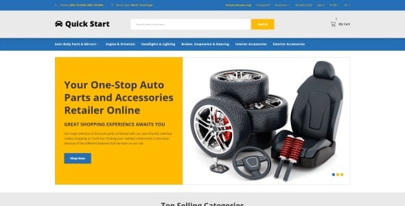 шаблон commerce opencart