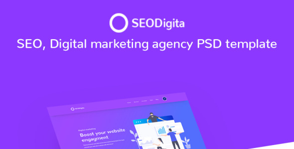 PSD шаблон на тему графика