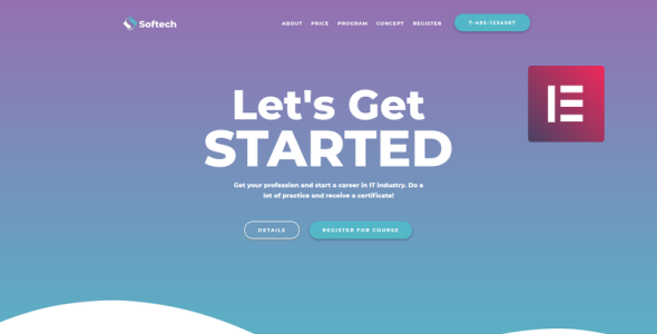 it образование многоцелевой творческий wordpress элементор тема