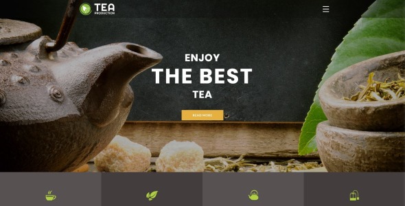 чайный магазин многостраничный современный html шаблон сайта