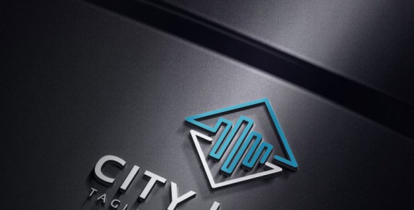 Шаблон логотипа на тему графика