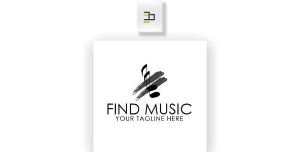 Шаблон логотипа на тему графика