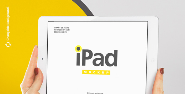 Мокап для продукта на тему графика