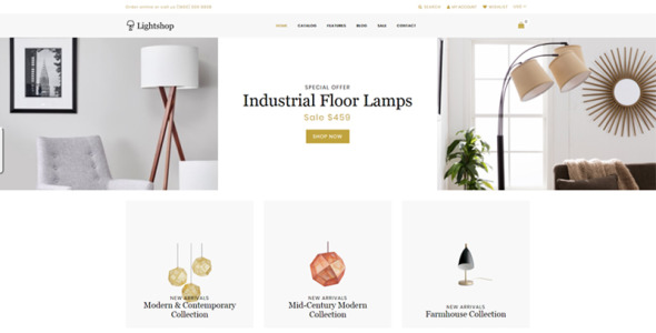 декор современная тема shopify