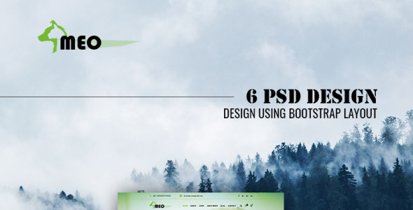 PSD шаблон на тему графика