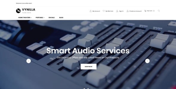 amp audio store magento theme