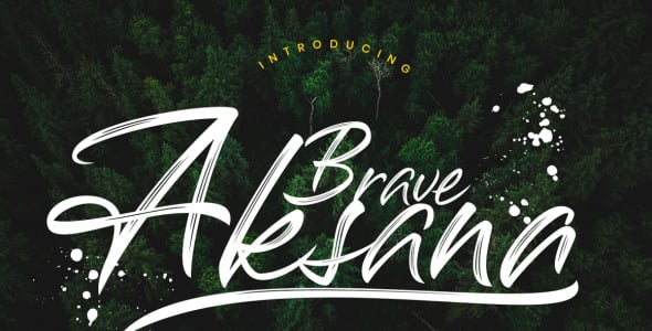 Шрифт на тему графика