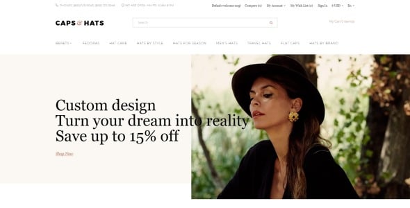стильный чистый отзывчивый шаблон bootstrap opencart