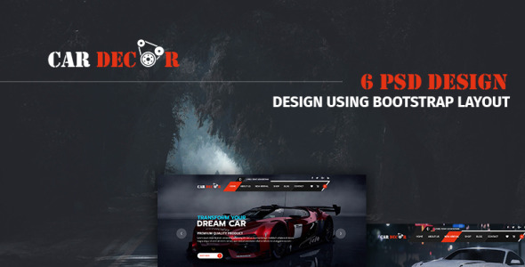 PSD шаблон на тему графика