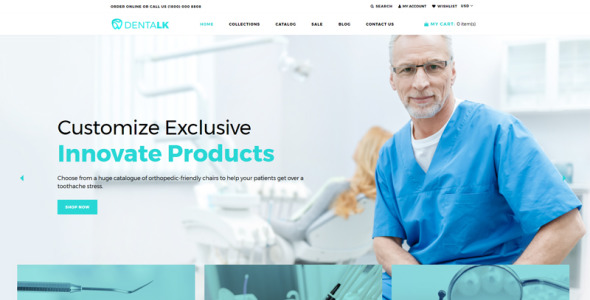 отзывчивая чистая тема bootstrap shopify