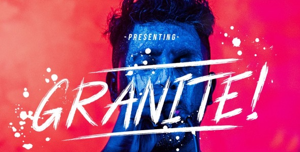 Шрифт на тему графика