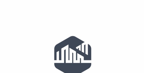 Шаблон логотипа на тему графика