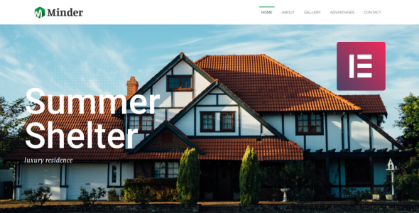 роскошная резиденция многоцелевая классическая тема wordpress elementor