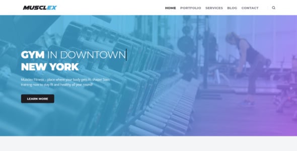 фитнес универсальный современный wordpress элементор тема