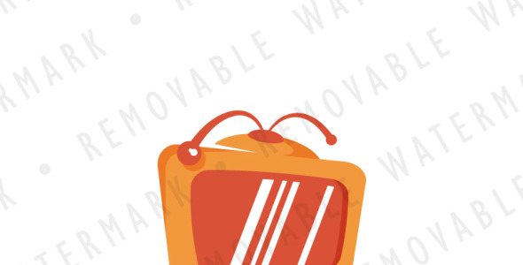 Шаблон логотипа на тему графика