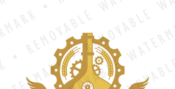 Шаблон логотипа на тему графика