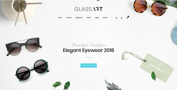 шаблон opencart магазина солнцезащитных очков