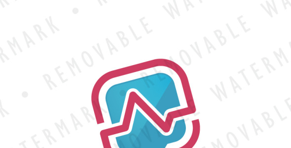 Шаблон логотипа на тему графика