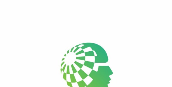 Шаблон логотипа на тему графика