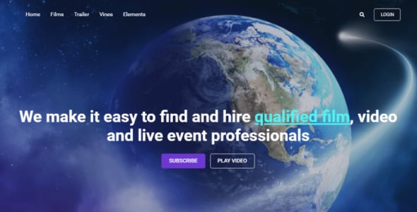 видеоагентство многофункциональная креативная тема wordpress elementor