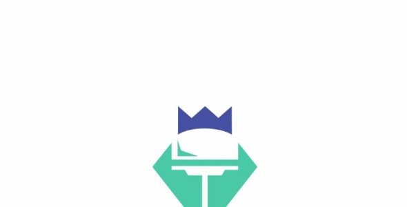 Шаблон логотипа на тему графика