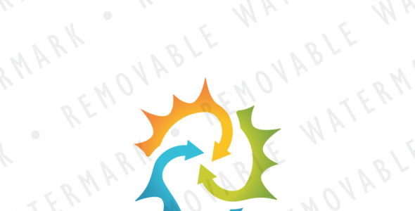 Шаблон логотипа на тему графика