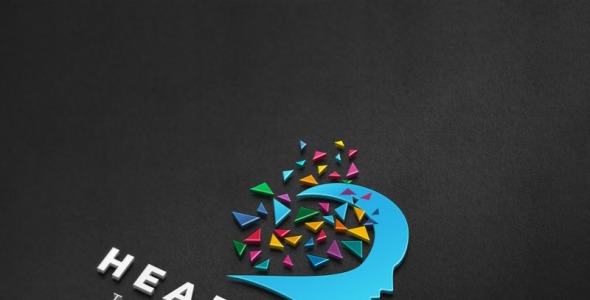 Шаблон логотипа на тему графика